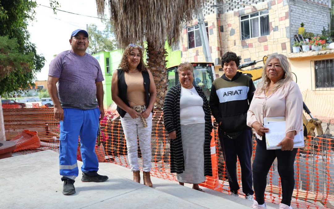 Avanza obra social en La Sierrita