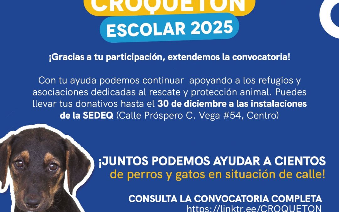 Extiende SEDEQ cierre del Croquetón Escolar 2025