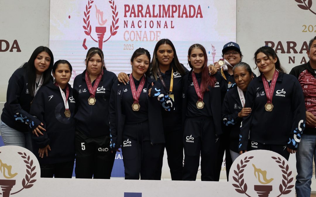 Atletas queretanos de golbol dominan las preseas de oro en Paralimpiada Nacional