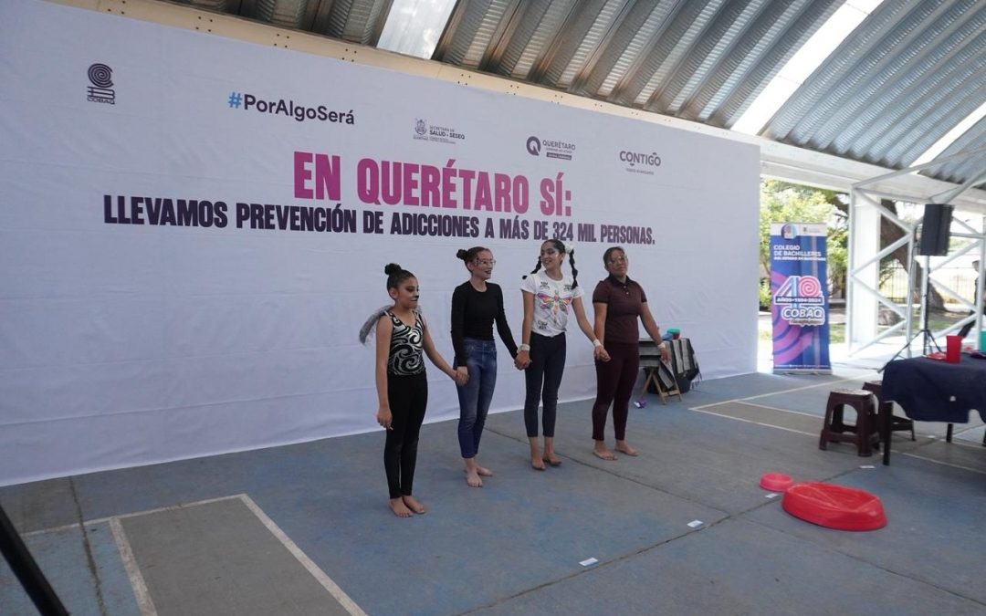 Lleva CECA cuidados de la salud mental a estudiantes del COBAQ 3