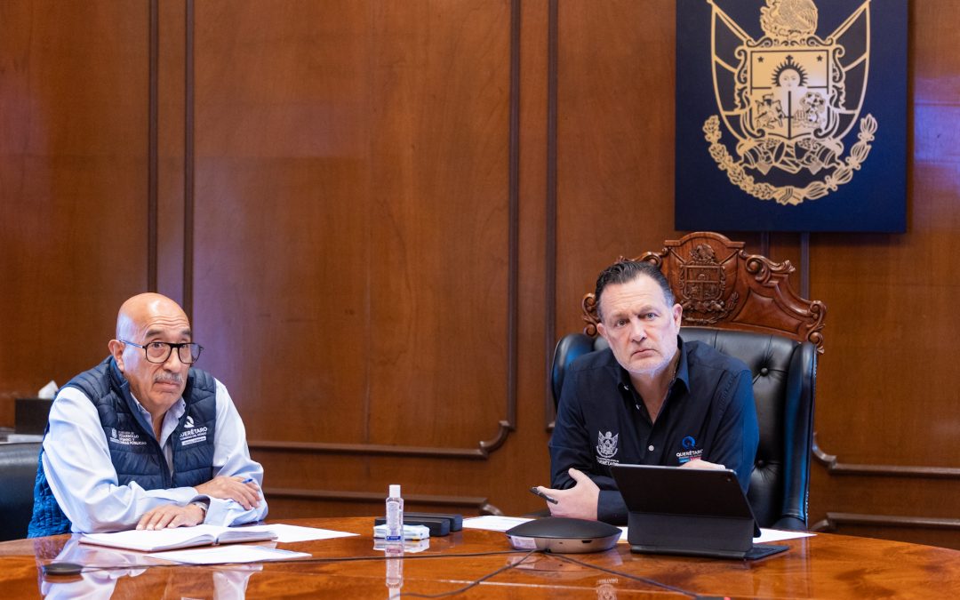 Participa Gobernador en reunión con la Presidenta por afectaciones de lluvias