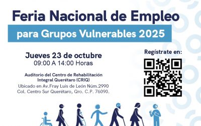 Impulsa ST la inclusión laboral con la Feria Nacional de Empleo para Grupos Vulnerables 2025
