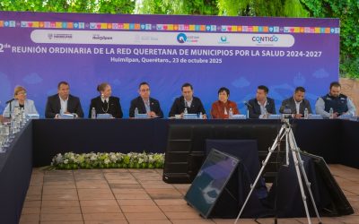 Se realiza la segunda Sesión de la Red Queretana de Municipios por la Salud