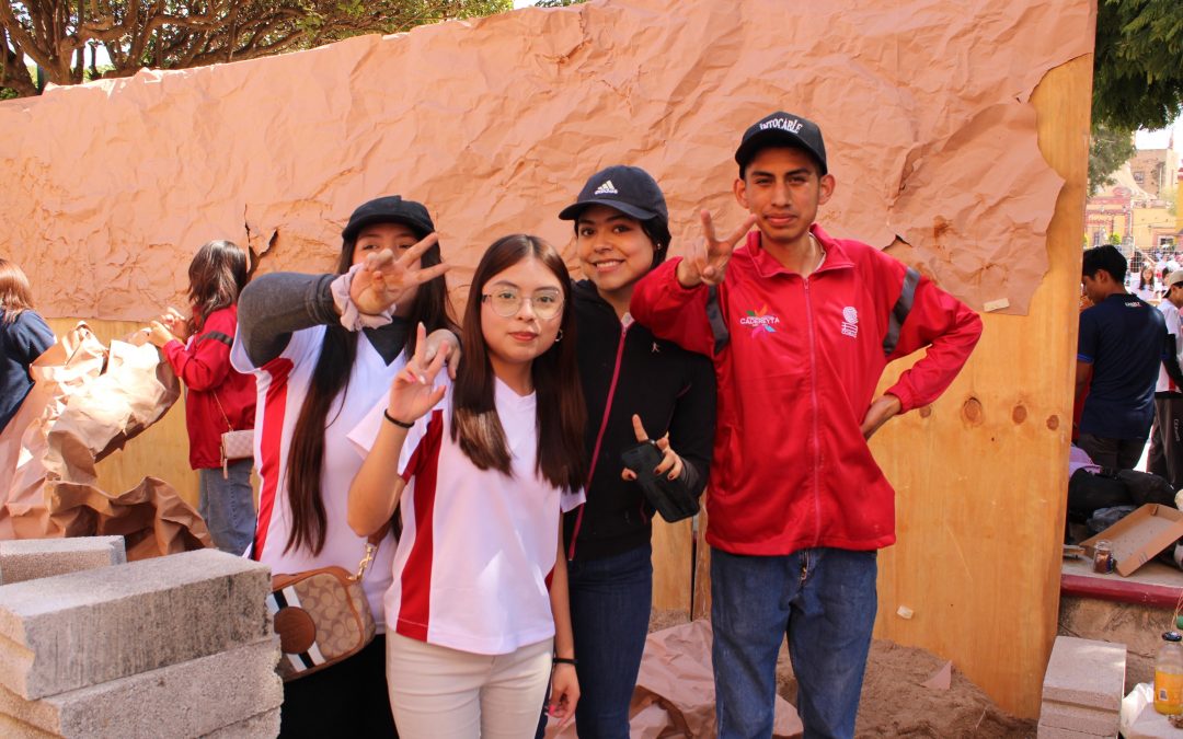 Estudiantes de COBAQ realizan XXXIII edición de Altares Monumentales en Cadereyta