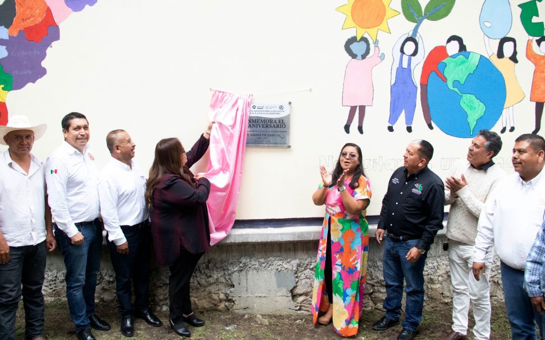 Telesecundaria Leona Vicario de Tilaco celebra su 40 aniversario