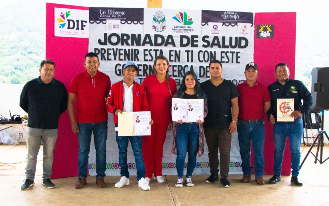 Encabeza Yuni Benítez jornada de salud Cerca de Ti en Tres Lagunas