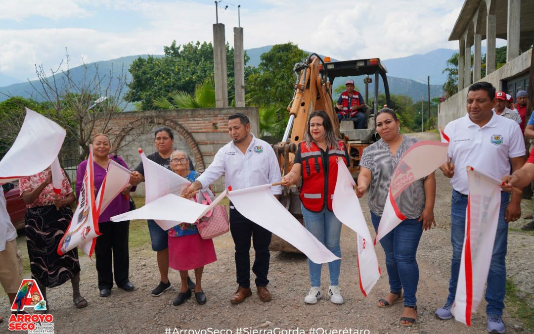 Arrancan construcción de rampa en Las Mesas de Agua Fría