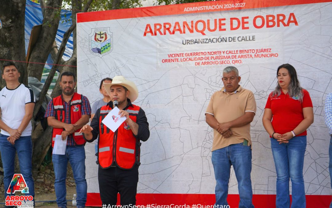 Fernando Sánchez Gil apuesta por urbanización de calles de Purísima