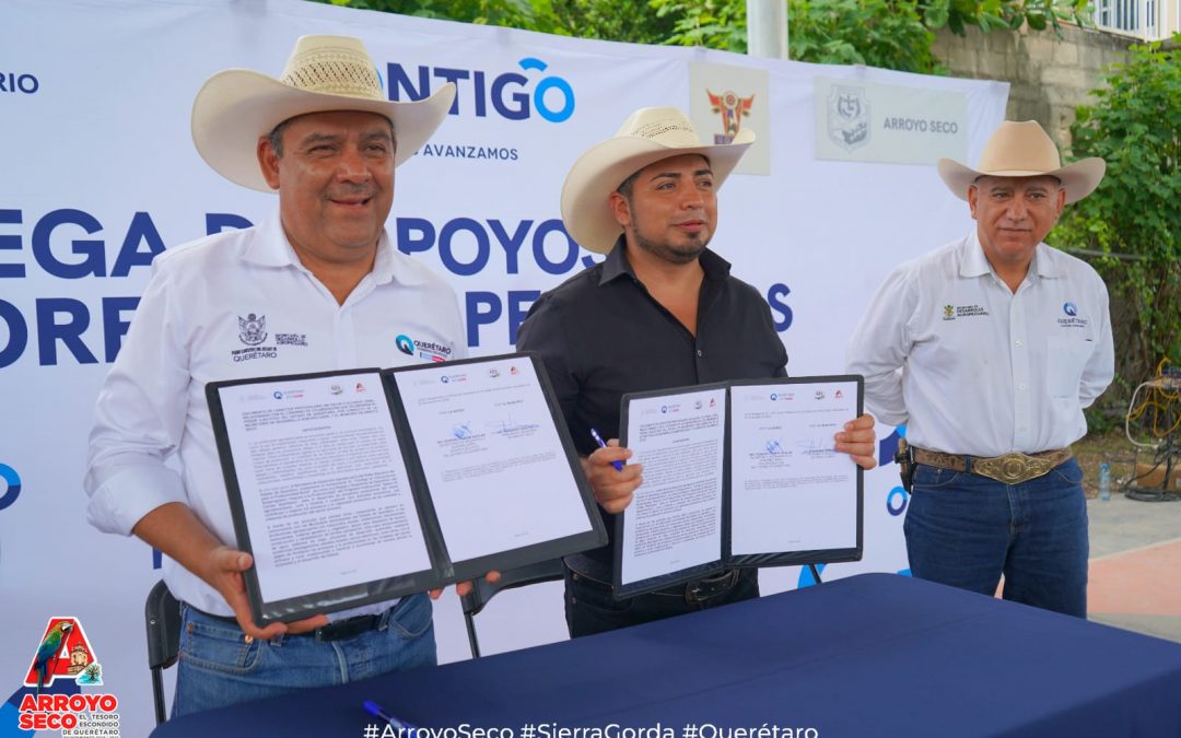 Arroyo Seco avanza con firma de convenio con la SEDEA