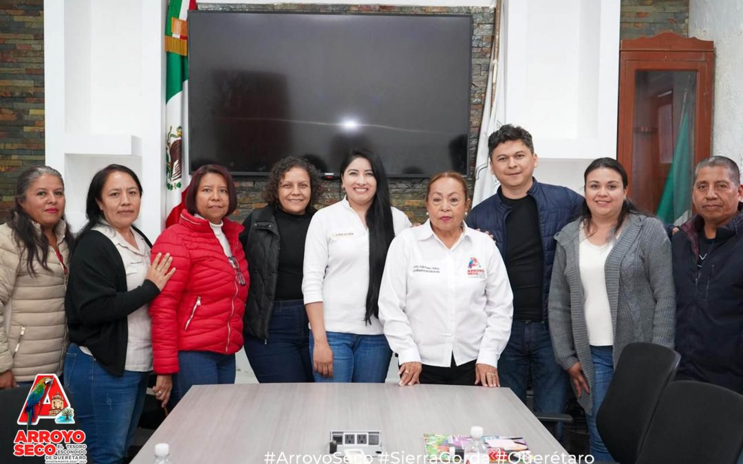 Fortalecen acciones educativas en Arroyo Seco