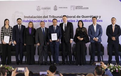 En Querétaro se fortalece el sistema de justicia con la instalación del Tribunal Laboral
