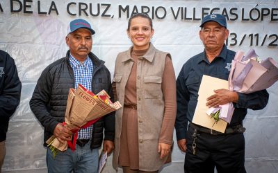 Landa de Matamoros honra la trayectoria de Francisco Segura y Mario Villegas en su jubilación