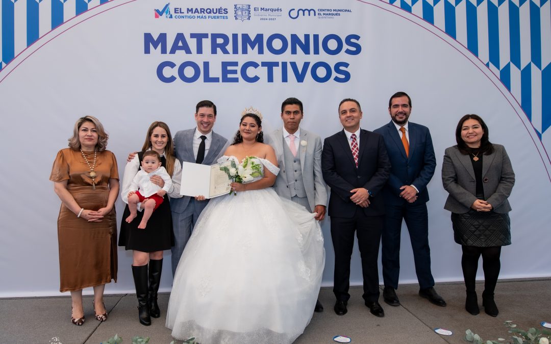 203 parejas se casan en la campaña de Matrimonios Colectivos de El Marqués