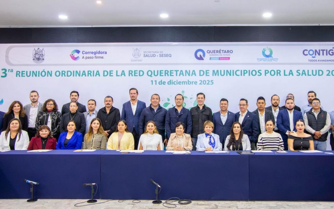 Chepe Guerrero reconoce avances de la Red Queretana de Municipios por la Salud