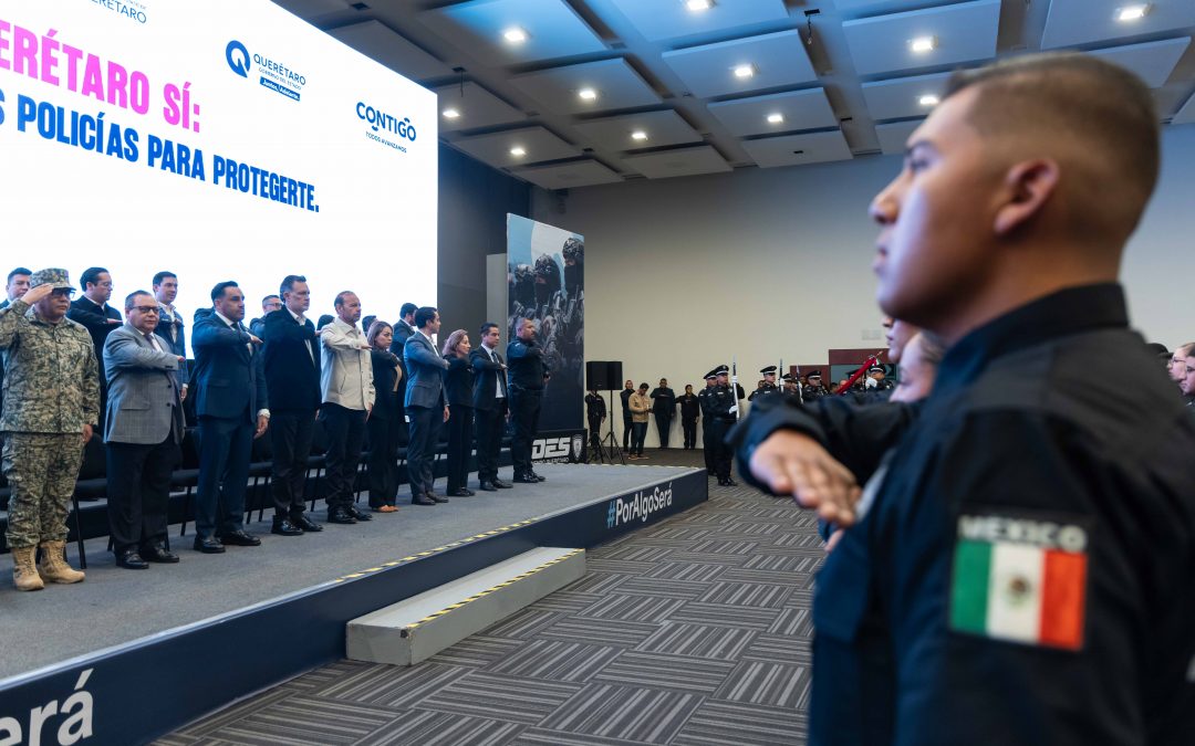 Refuerza Querétaro su Estado de Fuerza con la graduación de 193 nuevos policías
