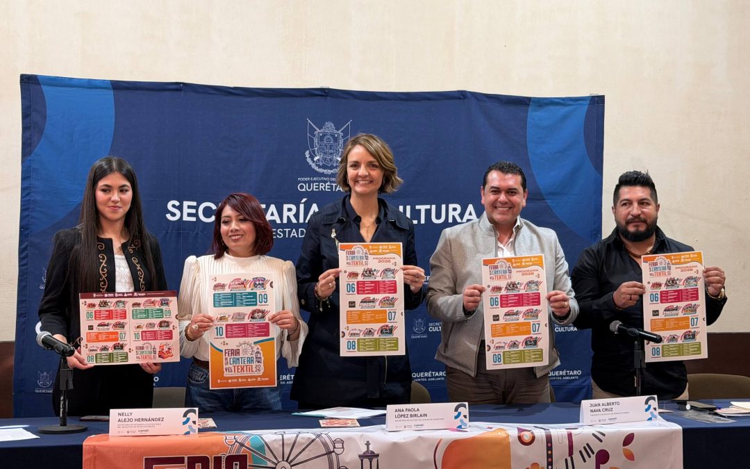Todo listo para la Feria de la Cantera y el Textil de Pedro Escobedo
