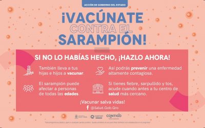 Fortalece SESA Querétaro la vigilancia epidemiológica y la vacunación contra el sarampión