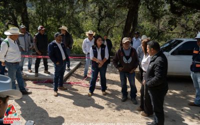 Continúan los trabajos de mejora del camino en Santa María de Cocos