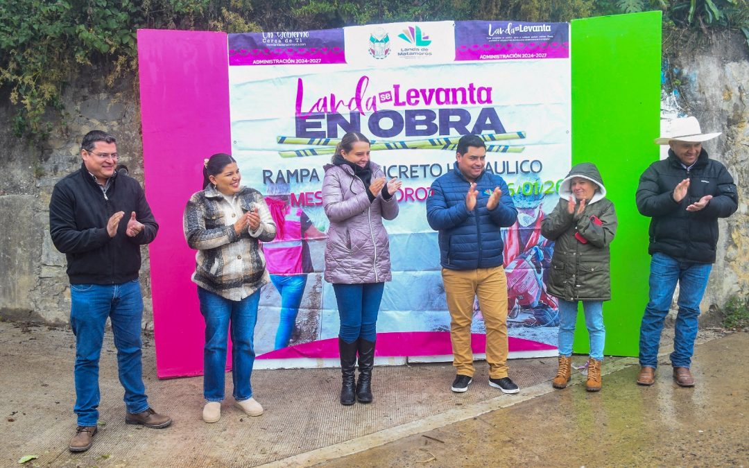 Más obras que transforman comunidades y fortalecen el desarrollo de Landa