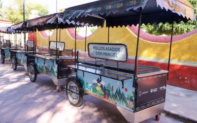 Entrega SECTUR 21 carritos para la venta de artesanía y alimentos en Peñamiller