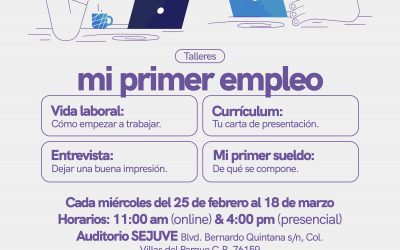 Imparte SEJUVE talleres para facilitar a jóvenes su incorporación al mundo laboral