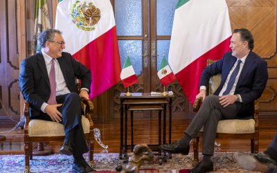 Se reúne Gobernador con el Embajador de Italia en México