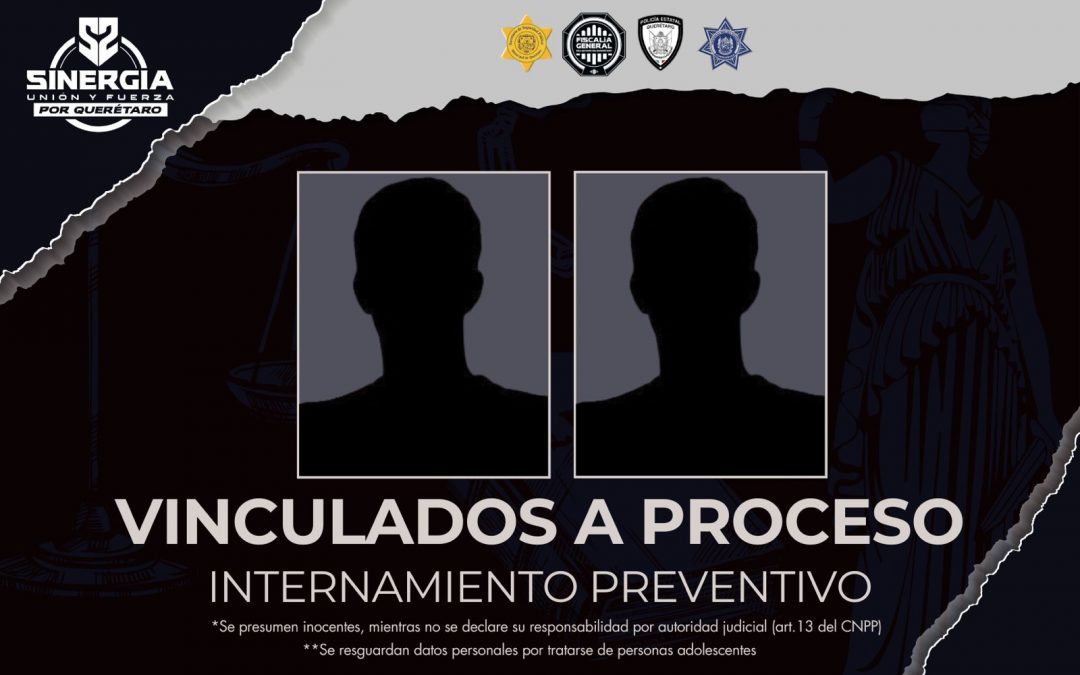 Vinculan a proceso a dos adolescentes por tentativa de h0micidi0 y v10lación a la Ley Federal de Armas de Fuego; fueron detenidos en el marco de operativos en Sinergia por Querétaro.