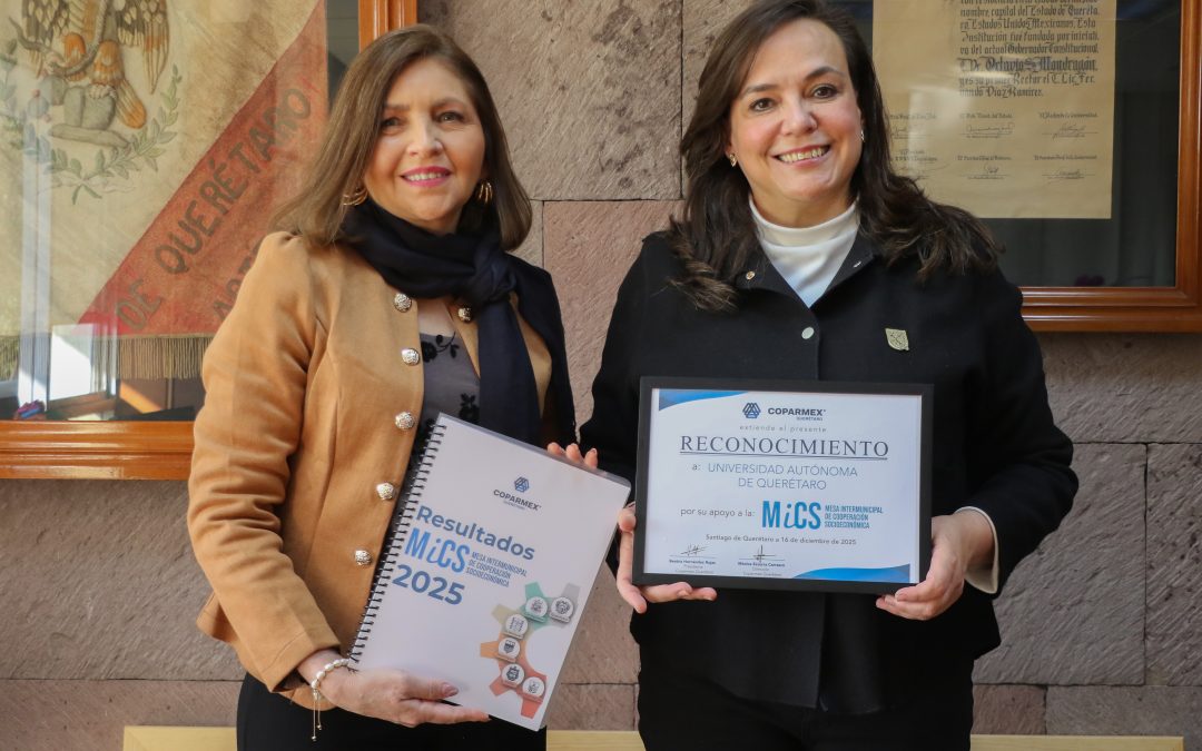 Consolidan UAQ y Coparmex lazos de colaboración en pro de la Cultura de Paz