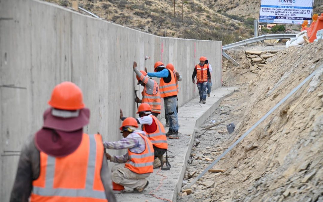 Avanza CEI en la reconstrucción de caminos en la Sierra Gorda y Semidesierto
