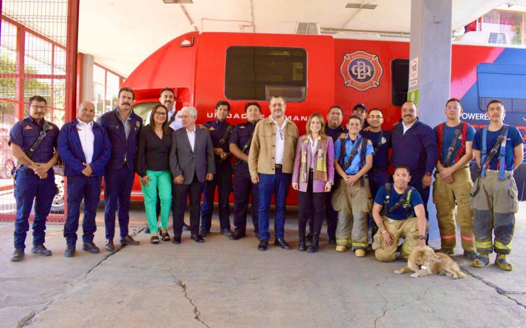 Fortalece Oficialía Mayor equipamiento del Heroico Cuerpo de Bomberos