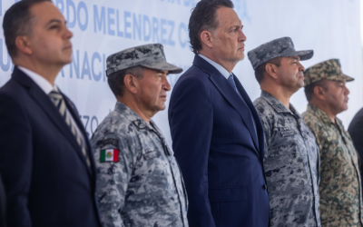 Atestigua Gobernador toma de protesta de Ricardo Melendrez como coordinador estatal de la Guardia Nacional