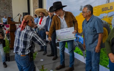 Rodrigo Monsalvo fortalece al campo con entrega de apoyos a 159 productores locales