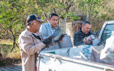 Arranca campaña de descacharrización en Landa para prevenir enfermedades y cuidar la salud de las familias