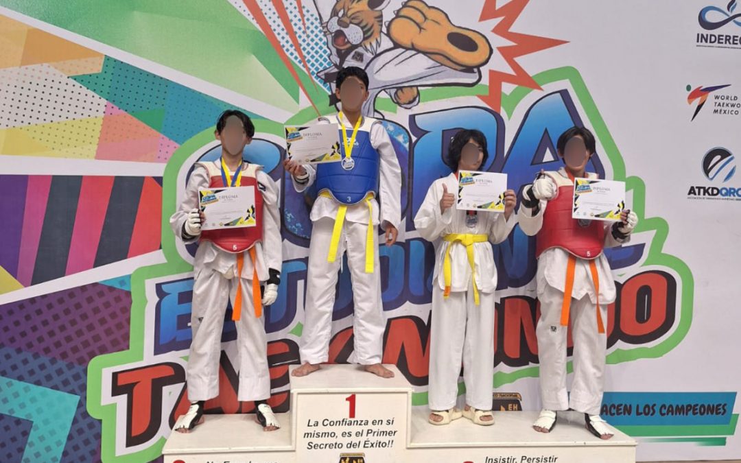Orgullo landense brilla a nivel nacional en la copa estudiantil de taekwondo 2026