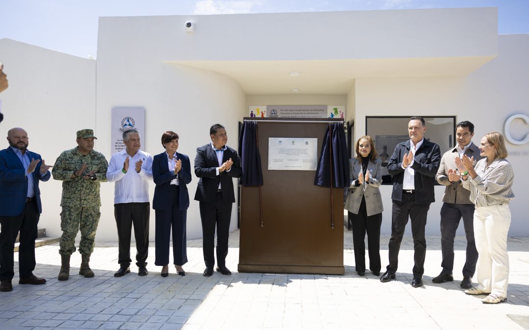 Entrega Mauricio Kuri obras en materia de seguridad y atención infantil en penal femenil