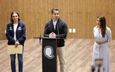 Presenta Felifer Macías cartel de las actividades por 300 Aniversario del Inicio la Construcción Acueducto de Querétaro y el Festival de Comunidades Extranjeras 2026