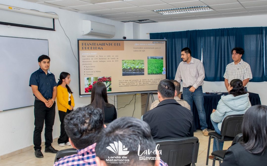 Presentan estudiantes del Tecnológico de Querétaro proyectos tecnológicos con impacto social en Landa de Matamoros