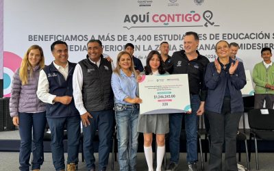 Mauricio Kuri y Lupita Ramírez impulsan programa educativo en la Sierra Gorda