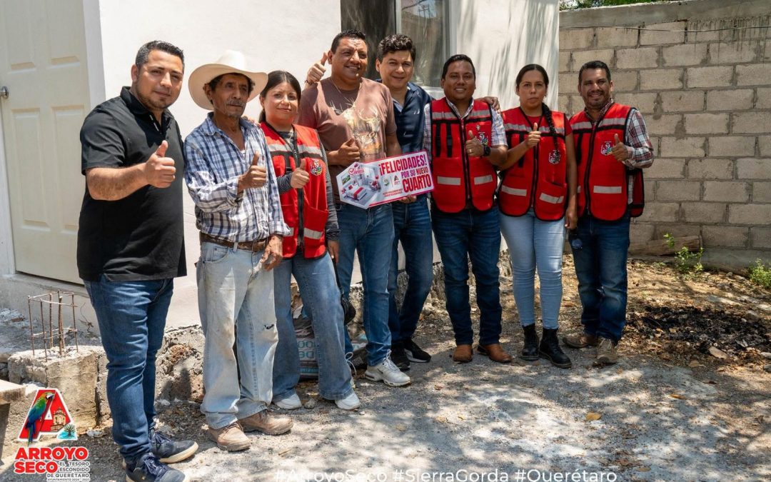 Un espacio digno para la familia: Fernando Sánchez Gil entrega cuarto habitación en Mesa de Palo Blanco