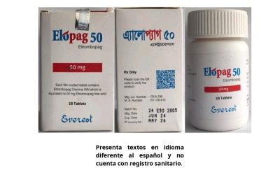 Emite COFEPRIS Alerta Sanitaria sobre la comercialización ilegal de Elopag