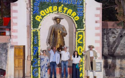 Conmemora Rodrigo Monsalvo 300 años del origen del Acueducto de Querétaro