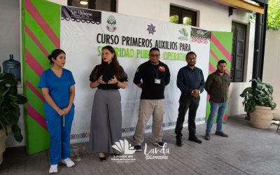 Yuni Benítez impulsa la preparación de los cuerpos de emergencia con capacitación en primeros auxilios operativos