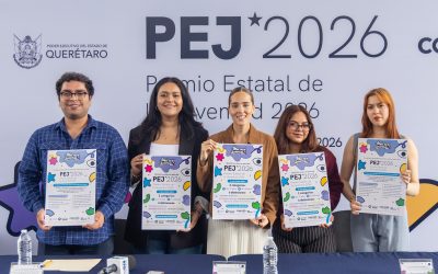 Anuncia SEJUVE la convocatoria del Premio Estatal de la Juventud 2026