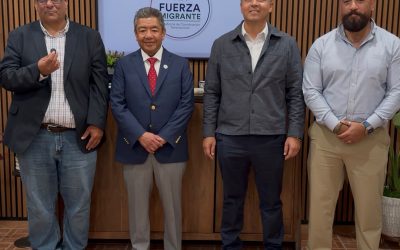 Refuerzan autoridades estatales canales de colaboración con Fuerza Migrante