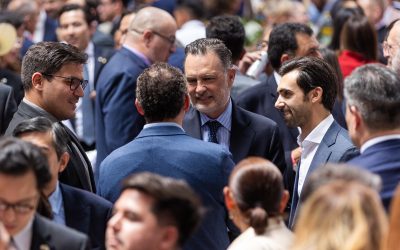Asiste Mauricio Kuri a ceremonia diplomática por los 250 años de la Independencia de Estados Unidos