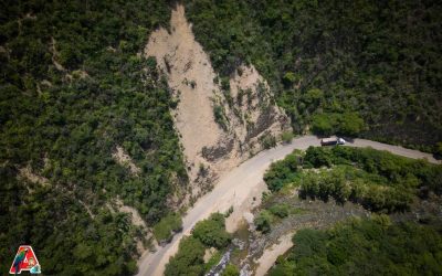 Inician trabajos de rehabilitación en la carretera federal 69 con la intervención del talud en el km 21+800