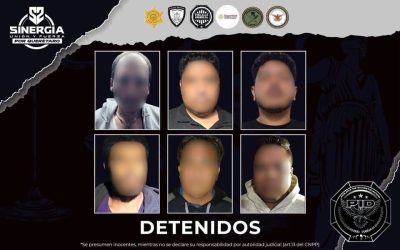 Sinergia ejecuta seis cateos en Querétaro; hay seis detenidos