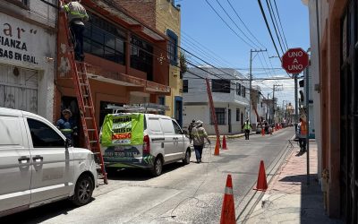 Avanza Municipio de Querétaro en el retiro de cableado en desuso de las principales avenidas de la capital