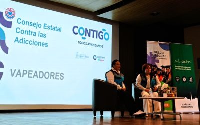 Lleva CECA mensaje de prevención sobre riesgos de los vapeadores a la Universidad Anáhuac