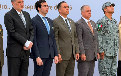 Autoridades estatales realizaron Ceremonia de Honores a la Bandera
